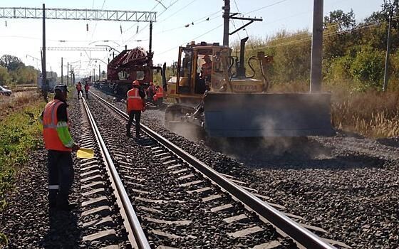 В Рязанской области начали капремонт участка железной дороги